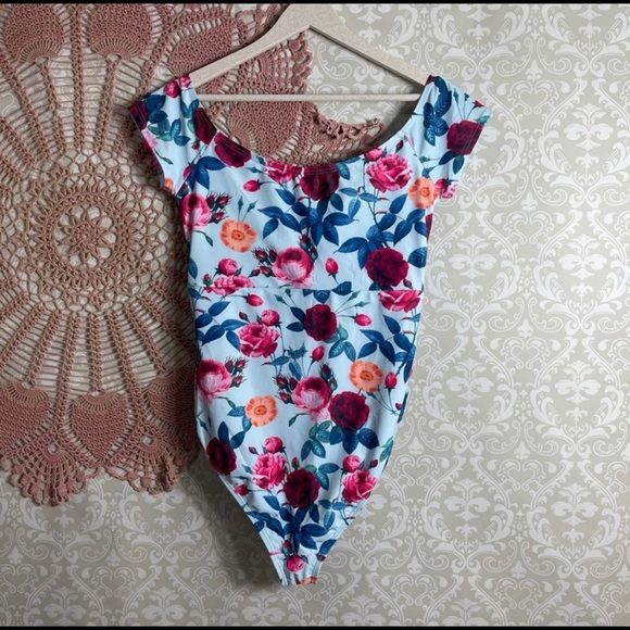 PinkBlush Floral Maternity One-Piece Swimsuit - Picture 2 of 5